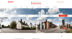 Desktop Screenshot of baronsestateagents.co.uk